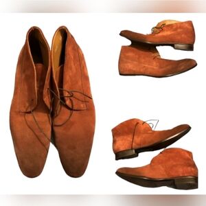 Doucal’s Hand-Finished Faded Suede Boots | Made in Italy | EU 43/US 10